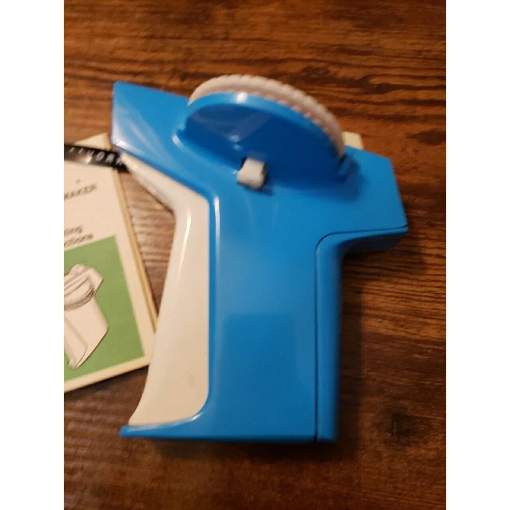 Vintage Sears Label Maker Lot Blue Extra Tape Works with Instructions